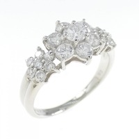 PT フラワー ダイヤモンド リング 0.222CT