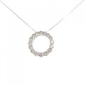K18WG ダイヤモンド ネックレス 2.00CT