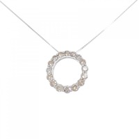 K18WG ダイヤモンド ネックレス 2.00CT