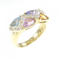 K18YG カラーストーン リング