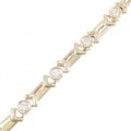 K18YG ダイヤモンド ブレスレット 1.00CT