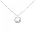 K18WG ダイヤモンド ネックレス 0.30CT