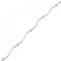 K18WG ダイヤモンド ブレスレット 0.17CT