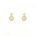 K18YG ダイヤモンド ピアス 0.26CT