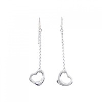 ティファニー オープンハート ドロップ ピアス