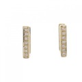 K18YG ダイヤモンド ピアス 0.14CT