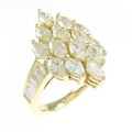 K18YG ダイヤモンド リング 2.10CT