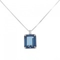 PT ブルートパーズ ネックレス 12.00CT