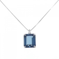 PT ブルートパーズ ネックレス 12.00CT