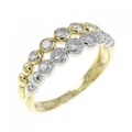 K18YG/PT ダイヤモンド リング 0.32CT
