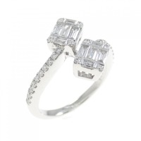 K18WG ダイヤモンド リング 0.43CT
