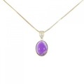 K18YG アメジスト ネックレス 5.47CT