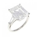 PT ダイヤモンド リング 5.798CT F VS1 エメラルドカット