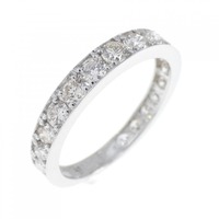 PT ハーフエタニティ ダイヤモンド リング 1.00CT