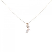K18PG ダイヤモンド ネックレス 0.08CT