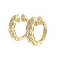 K18YG ダイヤモンド ピアス