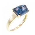 K18YG ブルートパーズ リング 2.50CT