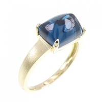 K18YG ブルートパーズ リング 2.50CT