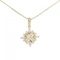 K18YG ダイヤモンド ネックレス 0.13CT