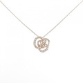 ヴァンドーム ローズ ダイヤモンド ネックレス 0.25CT
