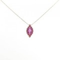 K18PG ルビー ネックレス 0.70CT