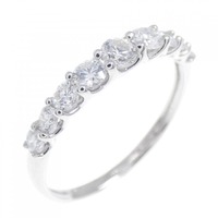 PT ハーフエタニティ ダイヤモンド リング 0.50CT