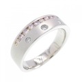PT/K18PG ピンクダイヤモンド リング 0.22CT