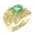 タサキ エメラルド リング 1.44CT