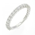 PT ハーフエタニティ ダイヤモンド リング 0.67CT