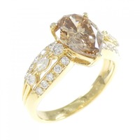 K18YG ダイヤモンド リング 1.965CT
