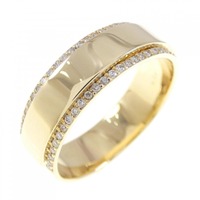 K18YG ダイヤモンド リング 0.27CT