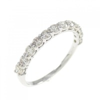 PT ハーフエタニティ ダイヤモンド リング 0.50CT