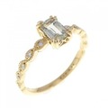 K18YG サファイヤ リング 0.60CT