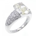PT ダイヤモンド リング 3.010CT VLY VS1 オーバルカット