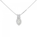 PT ダイヤモンド ネックレス 0.590CT J VS1 マーキスカット