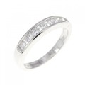 18KWG ダイヤモンド リング 0.25CT