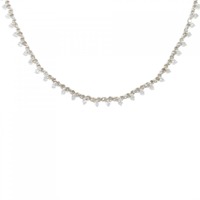 K18WG ダイヤモンド ネックレス 1.62CT