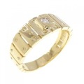 【新品】K18YG ダイヤモンド リング 0.10CT