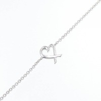 ティファニー ラビングハート ブレスレット