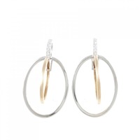 ジュネ ダイヤモンド ピアス 0.18CT