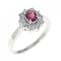 PT ルビー リング 0.31CT