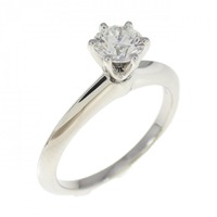 ティファニー クラシックソリティア リング 0.35CT G VVS2 3EXT