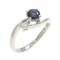 PT サファイヤ リング 0.48CT