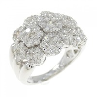 K18WG ダイヤモンド リング 2.13CT