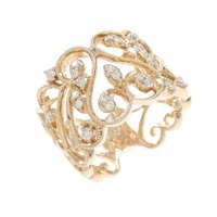 K18PG ダイヤモンド リング 0.30CT