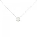 K18WG ダイヤモンド ネックレス 0.12CT