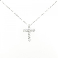 ポンテヴェキオ クロス ダイヤモンド ネックレス 0.13CT