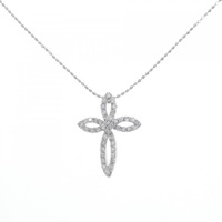 18KWG/K18WG ダイヤモンド ネックレス 0.30CT