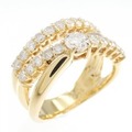 K18YG ダイヤモンド リング 1.00CT