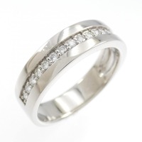 【リメイク】K18WG ダイヤモンド リング 0.31CT